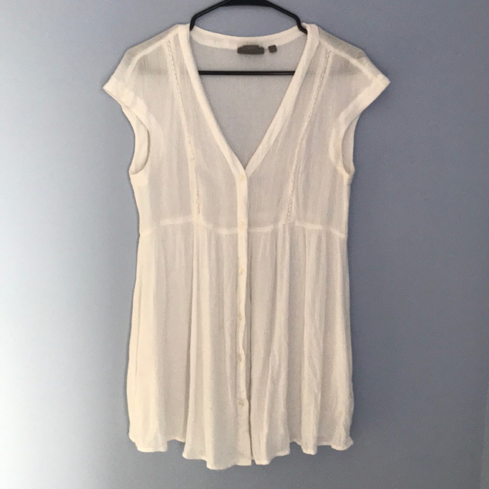 anthropology white blouse